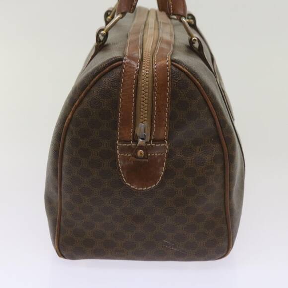 CELINE Macadam Canvas Boston Bag Pvc Brown - Picture 5 of 12